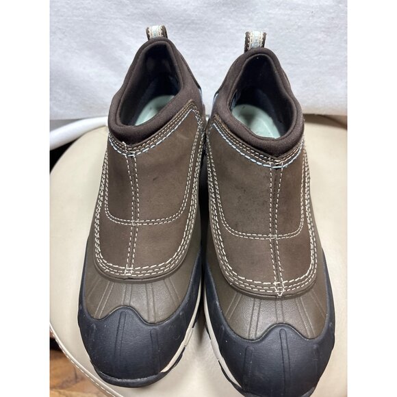 LL Bean Women's Waterproof Winter Boots Brown Slip On Size 7.5 - Picture 3 of 7